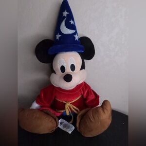 Disney Mickey Mouse Wizard Plush - Red and Blue